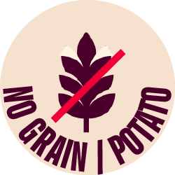 No Grain and No Potato Badge